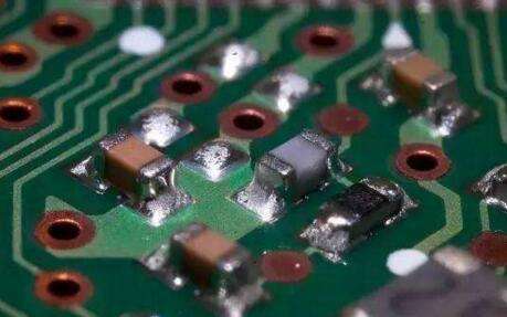 The solder paste has turned black
