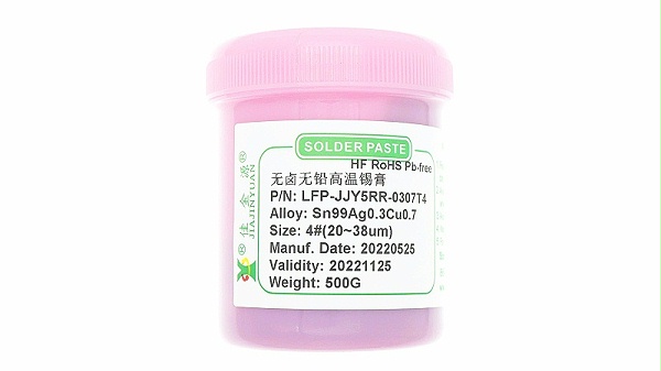 Contour diagram high-temperature solder paste-5RR-0307T4