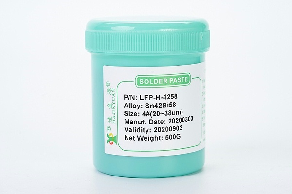Low-temperature lead-free solder paste