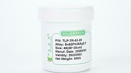 TLP-7R-63-20 contains lead solder paste