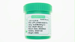 Should low-temperature solder paste or medium-temperature solder paste be used for soldering LED beads?