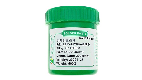 Low-temperature solder paste
