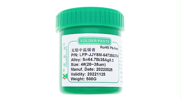 Medium-temperature solder paste