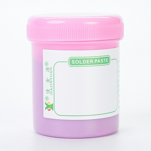Red bottle lead-free solder paste with white label1500 1500
