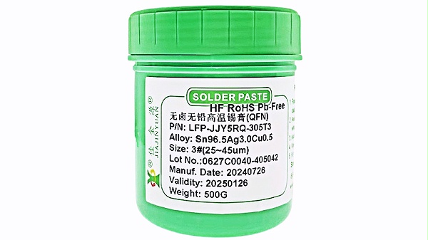 Halogen-free and lead-free high-temperature solder paste