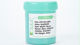 Pfp-0m-4258 lead-free low-temperature solder paste