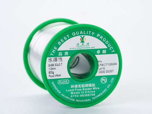 Water-soluble environmentally friendly lead-free solder wire