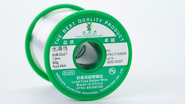 Water-soluble environmentally friendly lead-free solder wire