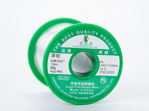 Lead-free lead-free solder wire for aluminum welding