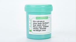 What are the reasons for the appearance of solder holes in lead-free solder paste after passing through the furnace? A brief discussion.