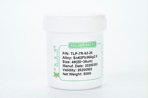 There is lead solder paste