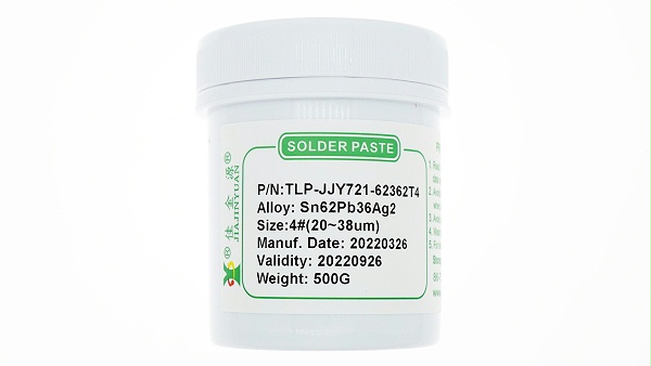 There is lead solder paste