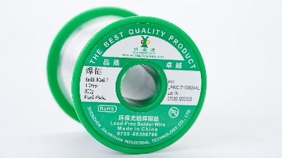 Lead-free, environmentally friendly and maintenance-free solder wire