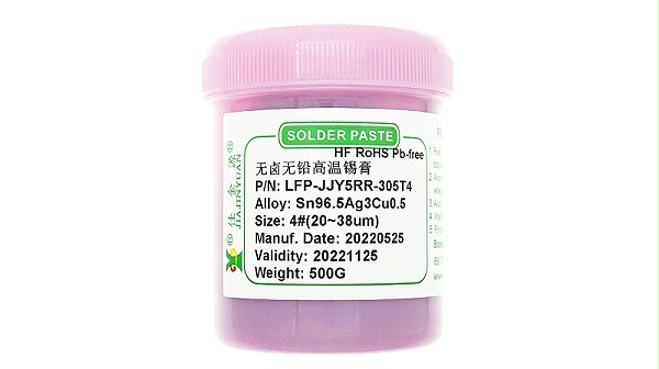 High-temperature solder paste