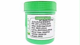 Halogen-free and lead-free high-temperature solder paste