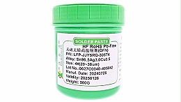 LFP-JJY5RQ-305T4 halogen-free and lead-free high-temperature solder paste