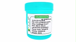 Halogen-free and lead-free high-temperature solder paste