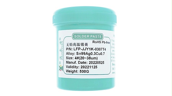Lead-free high-temperature solder paste