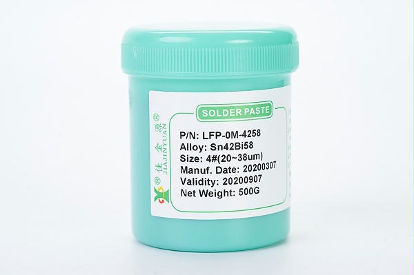 Pfp-0m-4258 lead-free low-temperature solder paste
