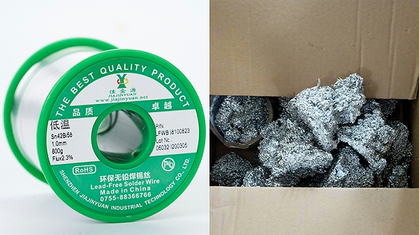 Low-temperature tin wire