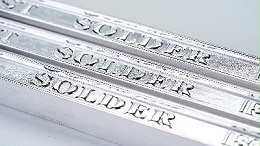There are lead-tin strips Sn60Pb40