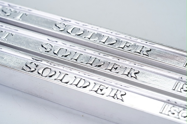 There are lead-tin bars