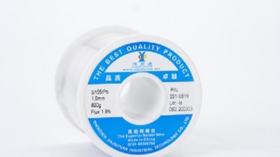 There is lead-tin wire Sn55