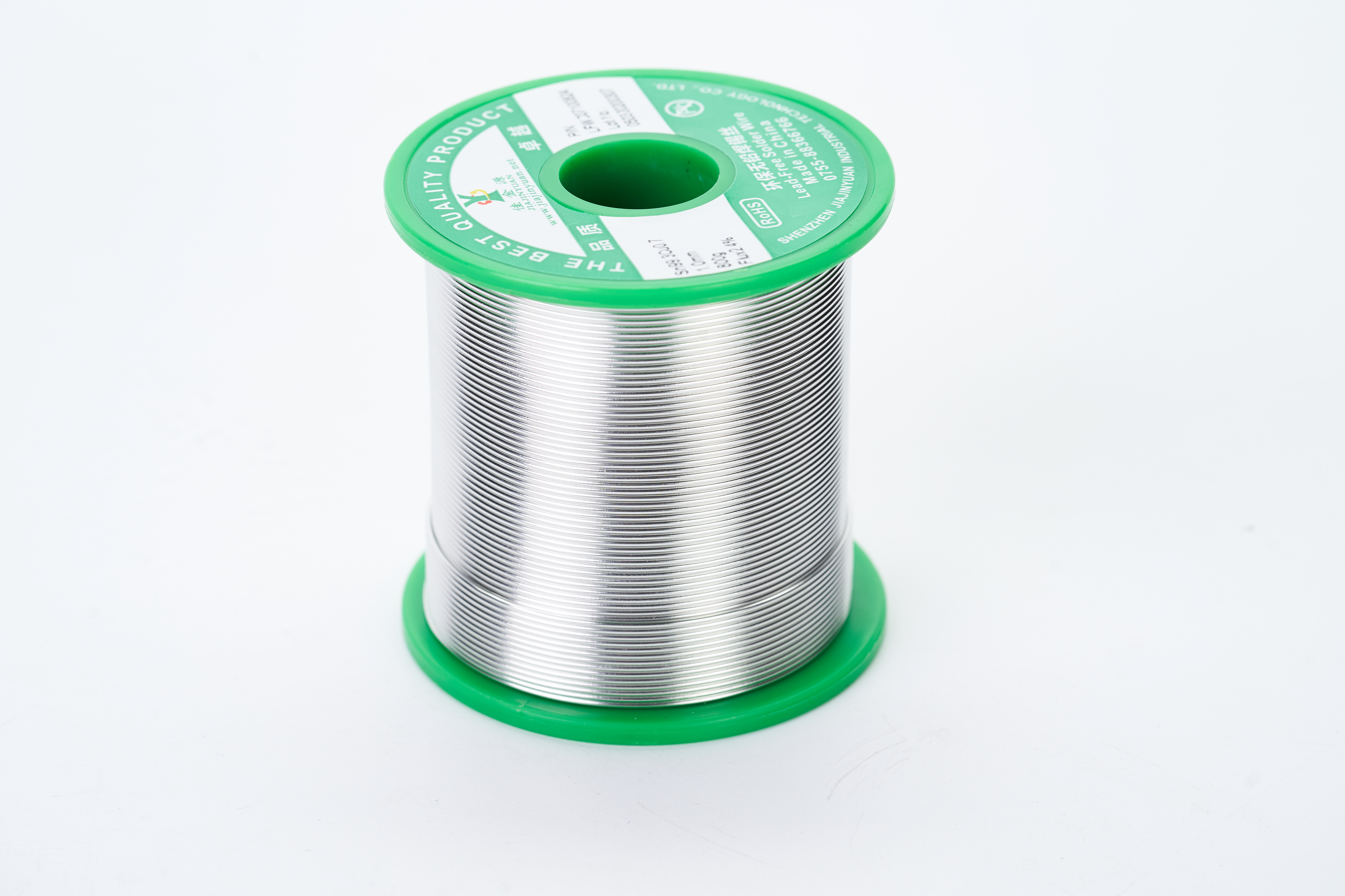 Silver-free lead-free solder wire