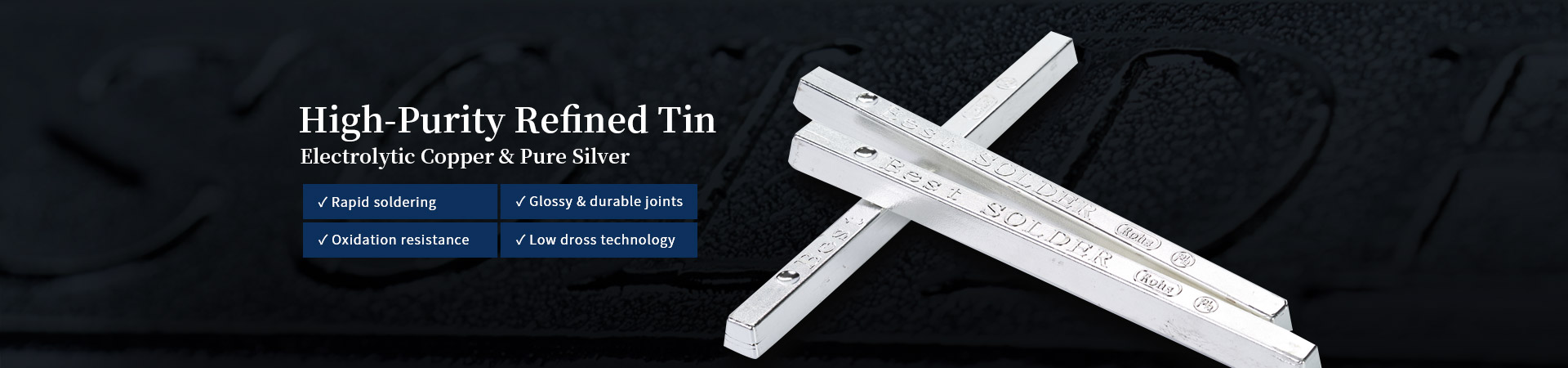 High-Purity Refined Tin
