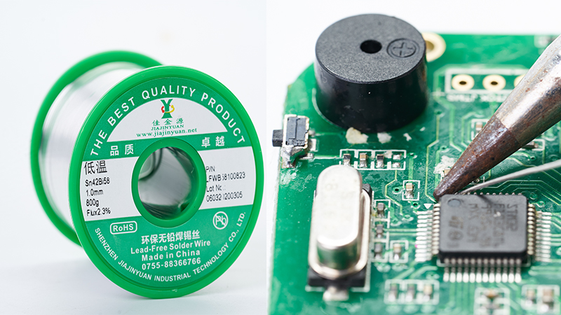 Low-temperature tin wire