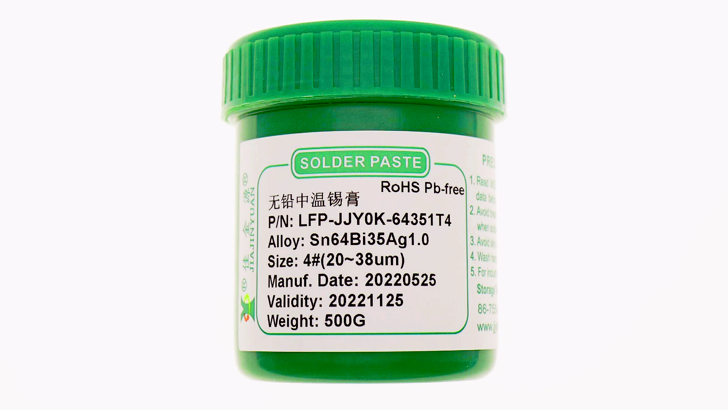 Which component of medium-temperature solder paste is good for soldering?