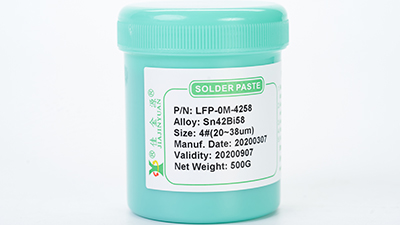 Pfp-0m-4258 lead-free low-temperature solder paste