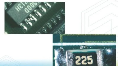 What causes solder beads to appear in SMT assembly?