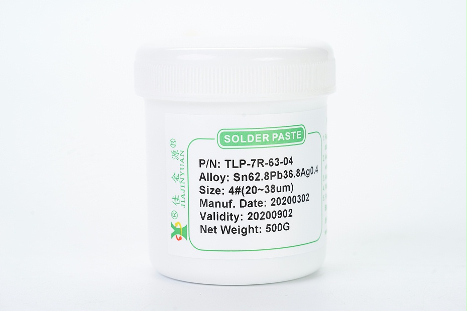 There is lead solder paste