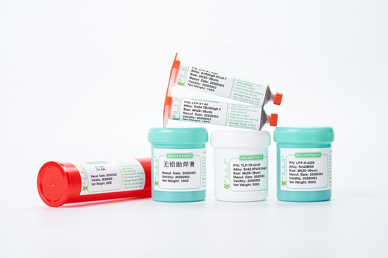 Dispensing solder paste