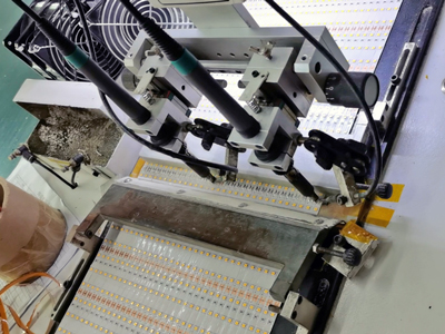 Case video of JJY LED light strip connection automatic machine soldering special tin wire