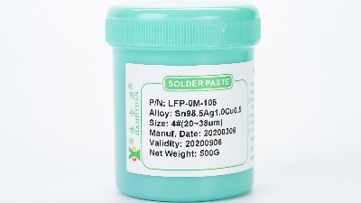 The differences in the composition of lead-free solder paste and the melting point standards of lead solder paste