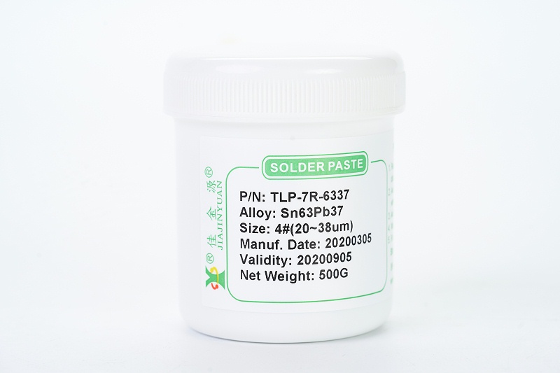 There is lead solder paste
