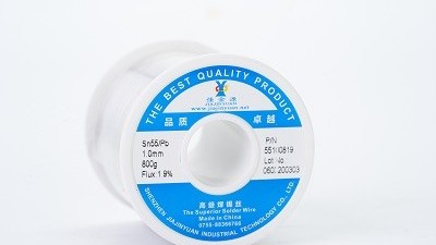 There is lead-tin wire Sn55