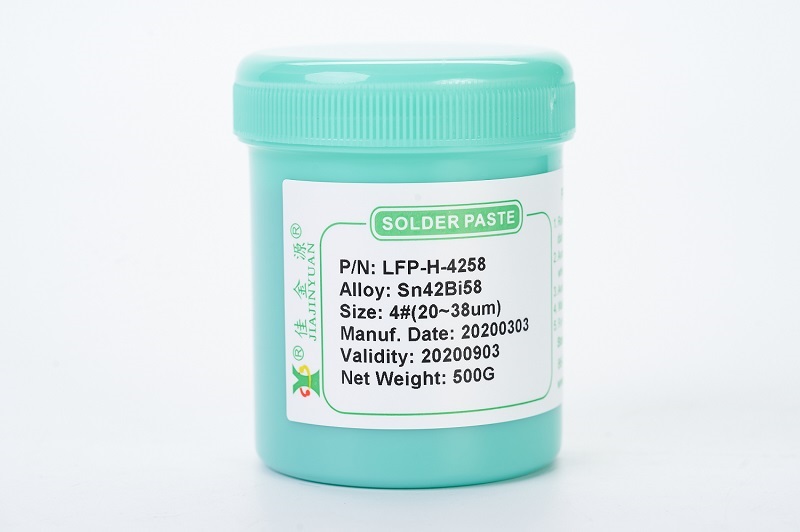 Low-temperature lead-free solder paste