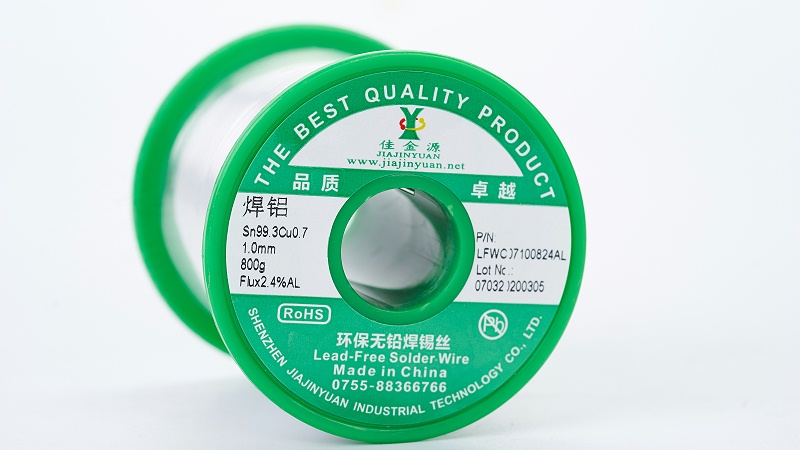 Environmentally friendly tin wire for welding aluminum