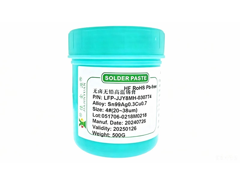 LFP-JJY8MH-0307T4 halogen-free and lead-free high-temperature solder paste