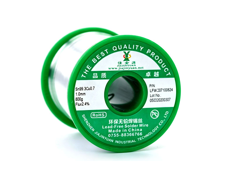 Lead-free solder wire containing 0.3 silver