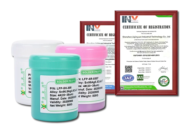 Environmentally friendly lead-free solder paste