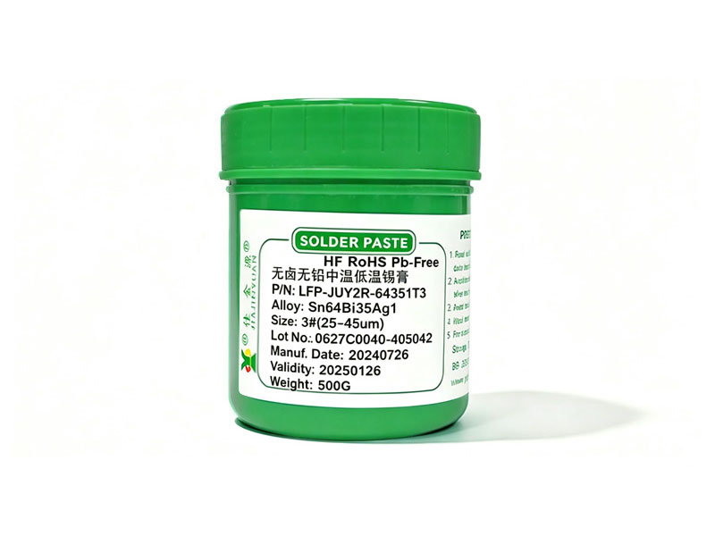 LFP-2R-64351 Halogen-Free Lead-Free Mid- and Low-Temperature Solder Paste