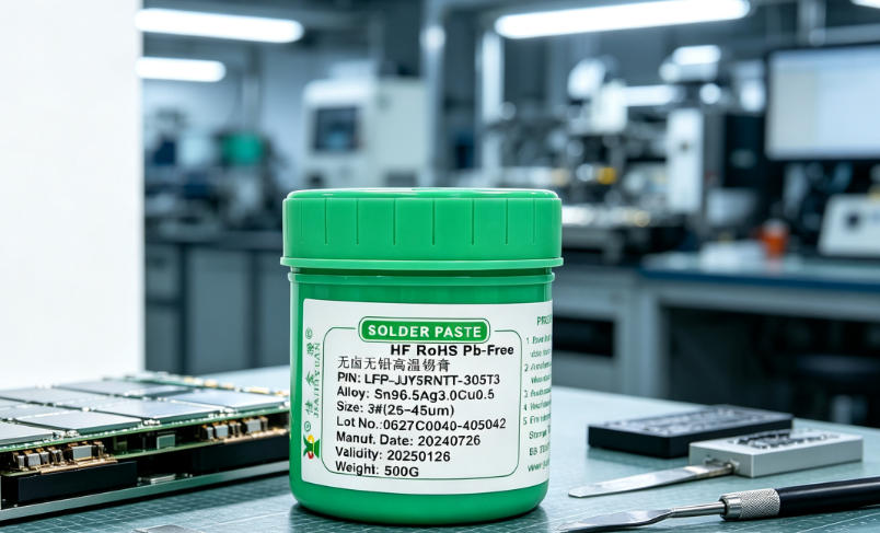 Thermal Crystal Oscillator Copper Wire Lamp Soldering, LFP?2RTHL?Sn64Bi35Ag1 Medium-Temperature Solder Paste Solution