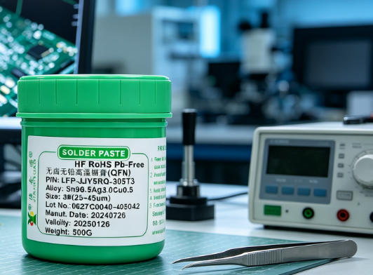 JJY Launches LFP-5RQ Series Halogen-Free and Lead-Free High-Temperature Solder Paste to Support Environmentally Friendly Soldering
